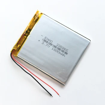 3,7 1800 mah lipo полимерна литиева акумулаторна батерия 335865 за GPS навигатор DVD power bank Tablet PC