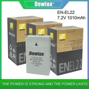 EN-EL22 ENEL22 EL22 Акумулаторна литиево-йонна батерия 1010 mah 7,2 за 1 камера J4 S2 за цифрова камера батерии EN-EL22