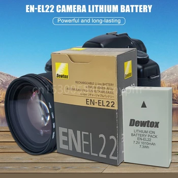 EN-EL22 ENEL22 EL22 Акумулаторна литиево-йонна батерия 1010 mah 7,2 за 1 камера J4 S2 за цифрова камера батерии EN-EL22 Изображение 2