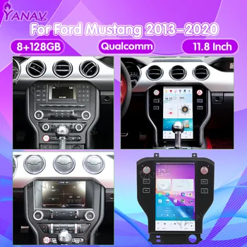 Qualcomm 11,8 инча Tesla Екран на Автомобила Радио, За да Ford Mustang 2013-2020 Android GPS Навигация Carplay Стерео Мултимедиен Плеър