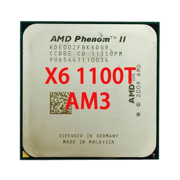 Процесор AMD Phenom II X6 1100T 1100 Процесор HDE00ZFBK6DGR 3,3 Ghz Шестиядерный сокет AM3