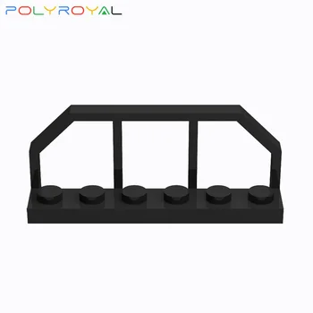 POLYROYAL Строителни Блокове на Технически подробности 1x6 задната ограда на колата 10 БР MOC е Съвместимо С марки играчки за деца 6583