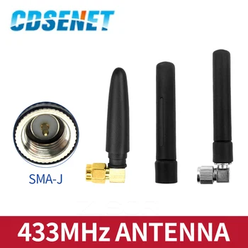 CDSENET 5шт 433 Mhz малка перечная антена на Suzan безжичен модул 433 М ненасочено външен лепило с висока печалба сгъваем SMA Изображение 2