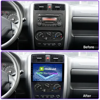 9 Инча Android Плейър За Suzuki Jimny въз основа на 2007-2012 DSP CarPlay Стерео Радио Авто Мултимедия Видео MP5 GPS Навигация 2Din Изображение 2