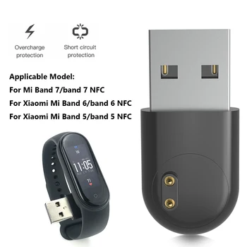 Умен Гривна зарядно устройство ще захранване на База Зарядно Нова Форма на Модерно и Джобно Мини USB Зарядно Устройство за Xiaomi Mi Band 7 6 5 NFC Изображение 2