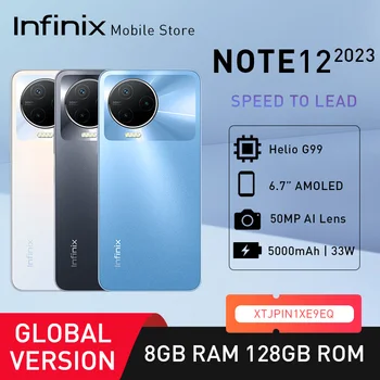 Глобалната версия на Infinix Note12 2023 4G NFC Хелио G99 8/128 GB 6,7 