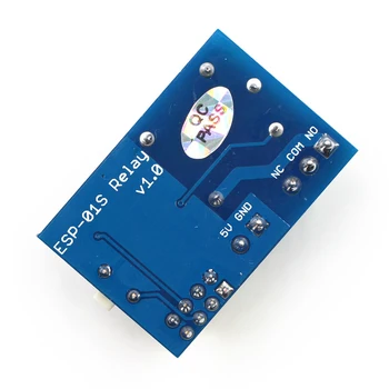 ESP8266 ESP-01S 5 В Релеен Модул Реле WIFI Умна Гнездо Превключвател за Управление Телефон, Приложението За Smart home ИН Безжичен WIFI Модул Изображение 2