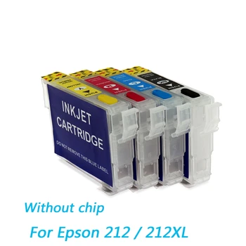 212 212XL за многократна употреба мастило касета за Epson без чип за Epson Workforce WF-2830 WF-2850 Expression Home XP-4100 XP-4105