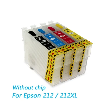 212 212XL за многократна употреба мастило касета за Epson без чип за Epson Workforce WF-2830 WF-2850 Expression Home XP-4100 XP-4105 Изображение 2