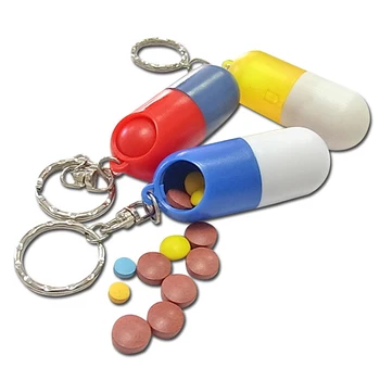 Креативна Мини-капсула, Кутия За Хапчета, чанта за носене, употреба За Лекарства, Контейнер, Ключодържател, Ключодържател, в Ковчег За Лекарства, Здравеопазване Изображение 2