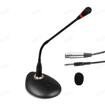 EJ-580 Професионални Жични Микрофони Конферентна Гъша Шия Регулируема Настолен Микрофон Високочувствителния Микрофон За Срещи