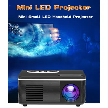 ЕС Малък Мини-Проектор за Домашно Led Преносим Мини Проектор с Висока Разделителна способност 1080P Проектор media player Вградени Високоговорители Изображение 2