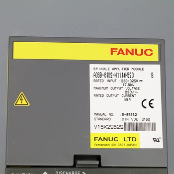 Използван модул усилвател на шпиндела A06B-6102-H111# H520 Fanuc Изображение 2