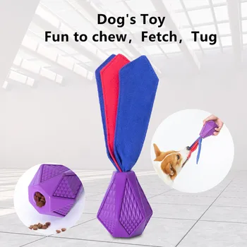 Здрава Еластична Гумена Играчка за теглене въже за Малки, Средни и Големи Кучета, които могат да се дъвчат, да донесе и гони