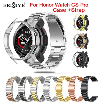 Калъф + Каишка За Честта Watch GS Pro Метална Каишка За Часовник Huawei Honor Watch GS Pro Защитно покритие Сменяеми Аксесоари Каишка