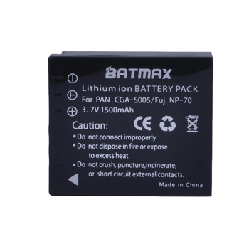 Batmax 1 бр. CGA-S005E S005 DMW-BCC12 Батерия + LCD дисплей USB Зарядно Устройство за Panasonic Lumix DMC-LX1 LX2 LX3 FX3 BCC12 За FUJI NP-70 DB60 Изображение 2