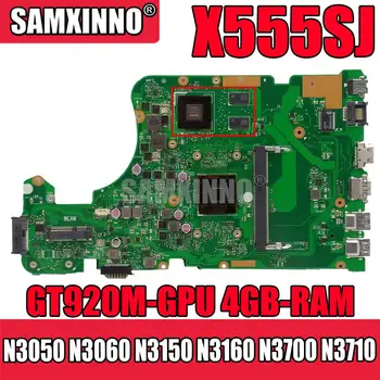 Лаптоп X555SJ GT920M Графичен процесор N3050 N3060 N3150 N3160 N3700 N3710 дънна Платка за ASUS K555SJ K555S X555 A555S дънна Платка на лаптоп