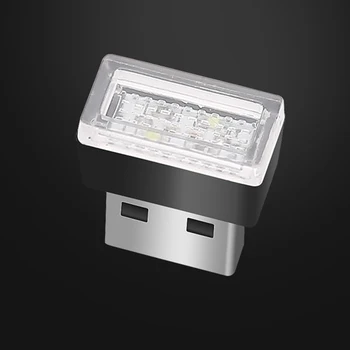Мини USB Led Авто Неонова Лампа за интериора на Hyundai ix35 iX45 iX25 i30, i20 Sonata, Verna, Solaris, Elantra, Accent, Веракрус
