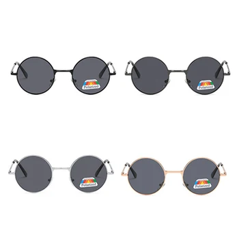 Колоездене Очила Ретро Велосипед Кръгли Метални Рамки за Очила, Спортни Мъжки Слънчеви Очила МТБ Пътни Велосипедни Очила Защитни Очила Изображение 2