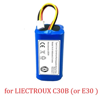 (За C30B) 14,4 v Батерия за LIECTROUX C30B E30 Робот прахосмукачка, 6800 mah литиева елементи Инструмент за Почистване на резервни Части