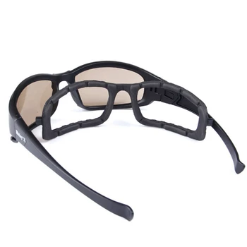 Тактически X7 Поляризирани Очила За КОМПЮТЪР, Военни, Ловни Точки, 4 Лещи, Dr. Очила За Стрелба с лък, Туристически Слънчеви Очила, Мъжки Ветроупорен Очила с UV400 Изображение 2