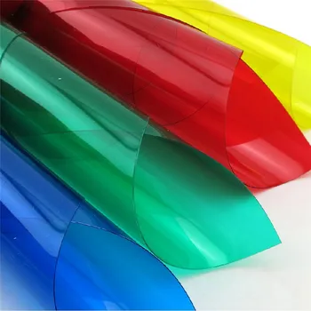 Лист ABS от прозрачно PVC с дебелина 0,3 mm, Цветни листа с размер на 29,8*21,1 см с висококачествени Модельными Дизайнери Изображение 2