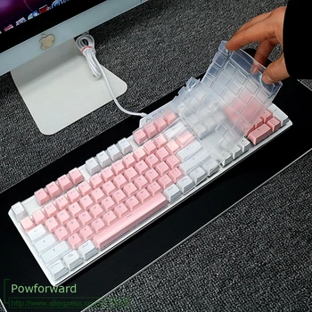 Седалките за клавиатури настолни КОМПЮТРИ пылезащитная прозрачно Защитно покритие на Клавиатурата, За да SteelSeries APEX M260 M500 M400 APEX Pro Ръчна