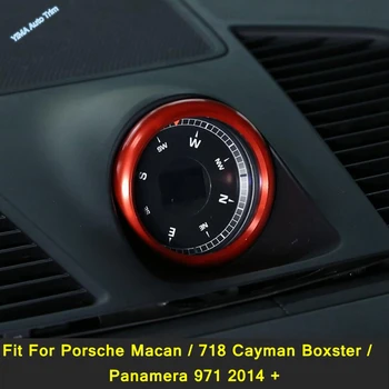 Таблото Часа на Кутията Рамка За Porsche Macan/718 Cayman, Boxster/Panamera 971 2014-2022 Хронометър Довършителни Интериорни Аксесоари