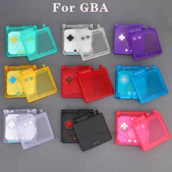 Дропшиппинг Cool Clear За GBA SP Взаимозаменяеми Корпус Калъф За Game Boy Advance SP, с Бутоните за Отвертки Изображение 2