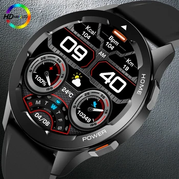 LIGE NFC Умни часовници Мъжки AMOLED 360*360 HD Екран Винаги Показва Време на повикване, Bluetooth Спортни Водоустойчив Смарт часовници За Xiaomi