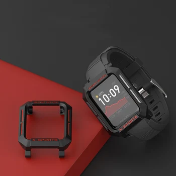 За Amazfit Bip Калъф Smart-часовници протектор за Xiaomi Твърда Броня Калъф за Huami Bip Lite Bip S U Броня PC TPU Обвивка Изображение 2