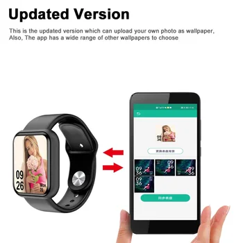 D20 Pro Bluetooth Умни Часовници За Мъже Жени Y68 Уреди За Измерване На Кръвното Налягане Наблюдение На Сърдечната Честота Спортни Smartwatch Фитнес Тракер, Huawei, Xiaomi Изображение 2