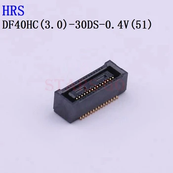 10 Бр./100 БР. Жак DF40HC (3.0)-50DS-0.4 В DF40HC (3.0)-30DS-0.4 В (51) DF40HC (2.5)-60DS-0.4 В DF40HC (2.5)-40DS-0.4 В HRS Изображение 2