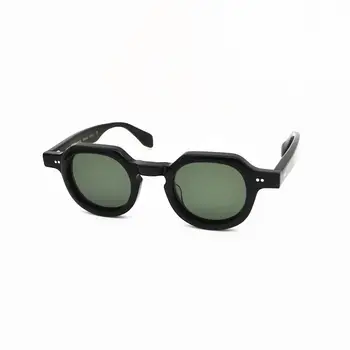 Джеймс СЛАДКИШ 230 S Слънчеви Очила унисекс мода Плоча на Планк Комбинация от Тенденцията на Авангарден Стил UV400 Лещи Слънчеви Очила