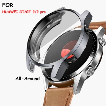 Huawei Watch GT/2 калъф huawei watch gt каишка мек калъф TPU покритие Универсален защитен калъф във формата на миди Smartwatch Accessories46 Изображение 2
