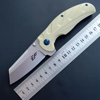 Eafengrow Нов EF932 Сгъваем Нож D2 + G10 Преносим Походный Джобен Нож, Сгъваем Ловен Нож За Плодове EDC Кухненски Прибори Открит Инструмент Изображение 2