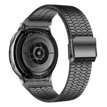 Без разлика correa за samsung Galaxy watch 4 5 pro каишка 45 44 мм 40 мм часовници 4 класика 46 мм 42 мм лента, без пропуски верижка от Неръждаема Стомана Изображение 2
