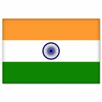 Индия Индийския Национален Флаг Стикер върху Бронята на Колата на Стикери за Автомобили, Мотоциклети, Преносими компютри, Индустрия