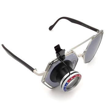 Алуминиеви лупи, може да се монтира на очила, лупи за очи със скоба, 10-кратно увеличение, Инструменти за часовникари, Бижута, инструменти
