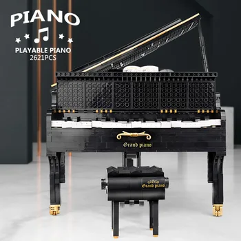 MOC-13192 Пиано Тухли Творчески Идеи Играчки Приложение за Управление на Сценичен Роял Набор от Детски Играчки, Строителни Блокове За Подарък