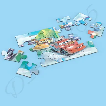 Disney Animated Movie Cars Jigsaw Puzzle 35/300/500/1000 Парчета хартия и дървени Пъзели Разопаковане забавни играчки и хоби Изображение 2