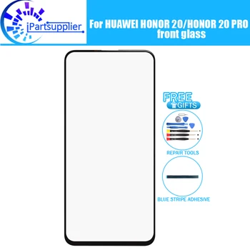 За Huawei HONOR 20 Предно Стъкло Екрана на Обектива 100% Оригинални Предни Сензорен Екран Стъклен Външен Обектив за ЧЕСТТА 20 PRO Телефон + Инструменти