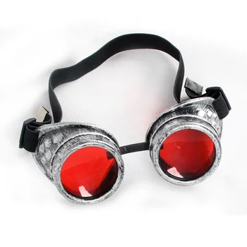 Очила Дамски Мъжки Cosplay Очила за Хелоуин Steampunk Очила за Заваряване Готически Очила Ретро слънчеви Очила с Унисекс 15 Цвята Изображение 2