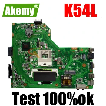 AKEMY K54L дънна Платка За Лаптоп ASUS K54L K54LY X54H Лаптоп, Тест на Оригиналната дънна Платка REV2.0 GM