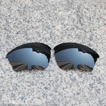 Продажба на едро E. O. S Поляризирани Подобрени Сменяеми Лещи за Слънчеви Очила Oakley Half Яке XLJ - Черно Поляризирана
