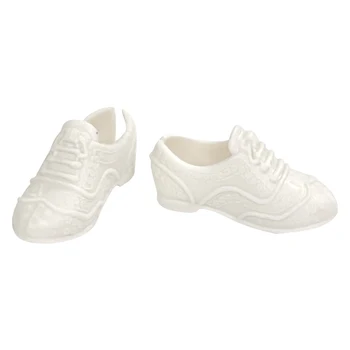 Официални 100 чифта бели Маратонки NK, Ежедневни Спортни обувки на равна подметка за Барби Кукли, Модни обувки за 11,5 