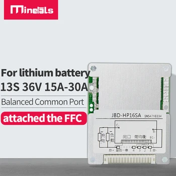 13S 48V BMS PCM Литийионный батерия 18650 15A 20A 25A 30A Зарядно напрежение 54,6 В с баланс от постоянен ток на разряд bms