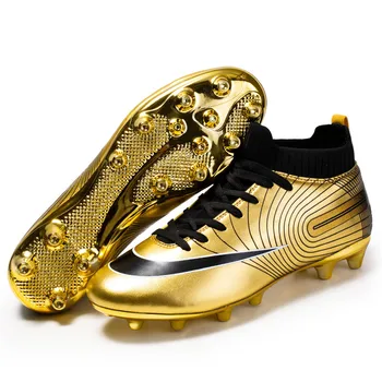 Висококачествени Златни Футболни Обувки Мъжки, Юношески Футболни Обувки FG/AG за Мъже, Спортни Футболни Обувки за футзала, Мъжки футболни обувки за футзала