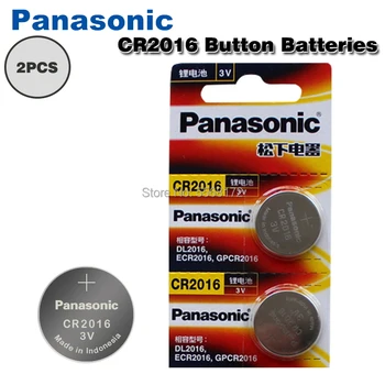 PANASONIC cr2016 2 бр. оригинални маркови новост батерия за 3 бутон В клетка монета батерия за часовник на компютъра cr 2016 За Играчки