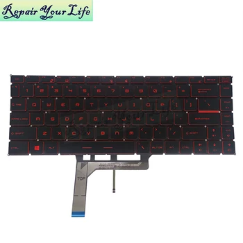 Истинска клавиатура с подсветка US/UI за MSI GF63 8RC 8RD MS-16R1 MS-16R4 GF65 Тънка 9SD 9SE 10SD 10SE MS-16W1 Подмяна на клавиатурата